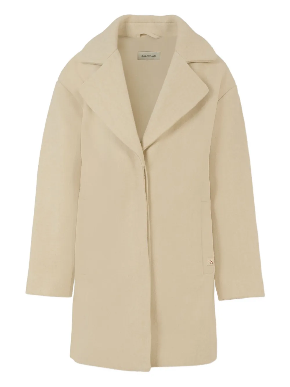 Calvin Klein Kids Jas met revers Beige