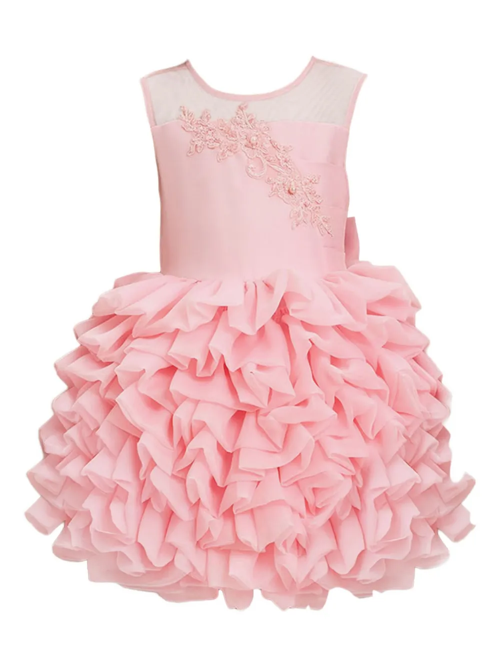 Dress & Fleur embellished ruffled dress | Pink | Image 1