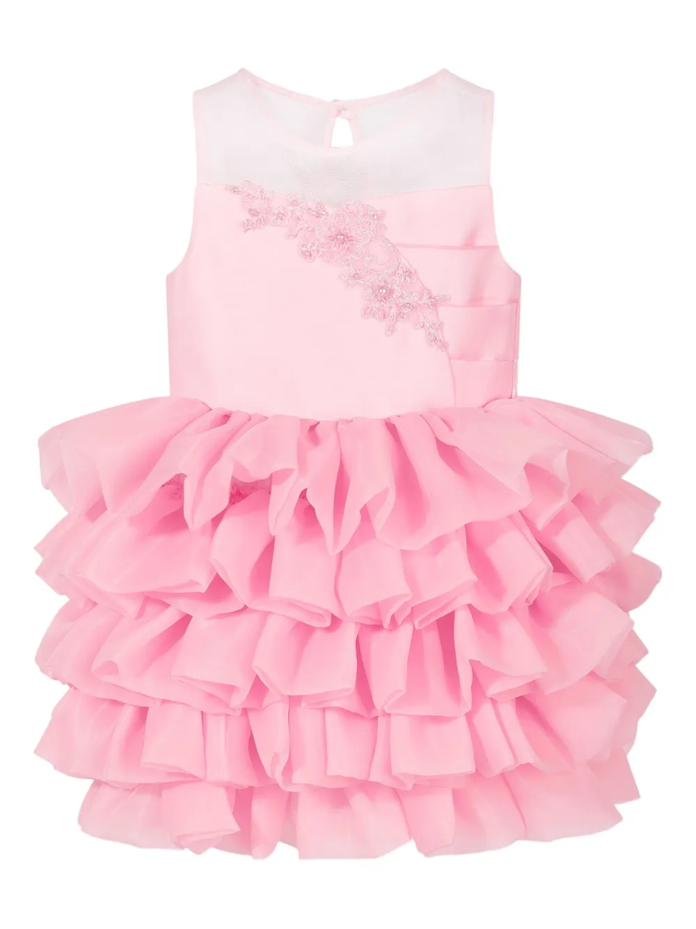 Dress & Fleur Verfraaide jurk met ruches Roze