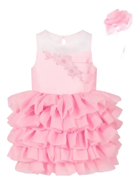 Dress & Fleur embellished ruffled dress