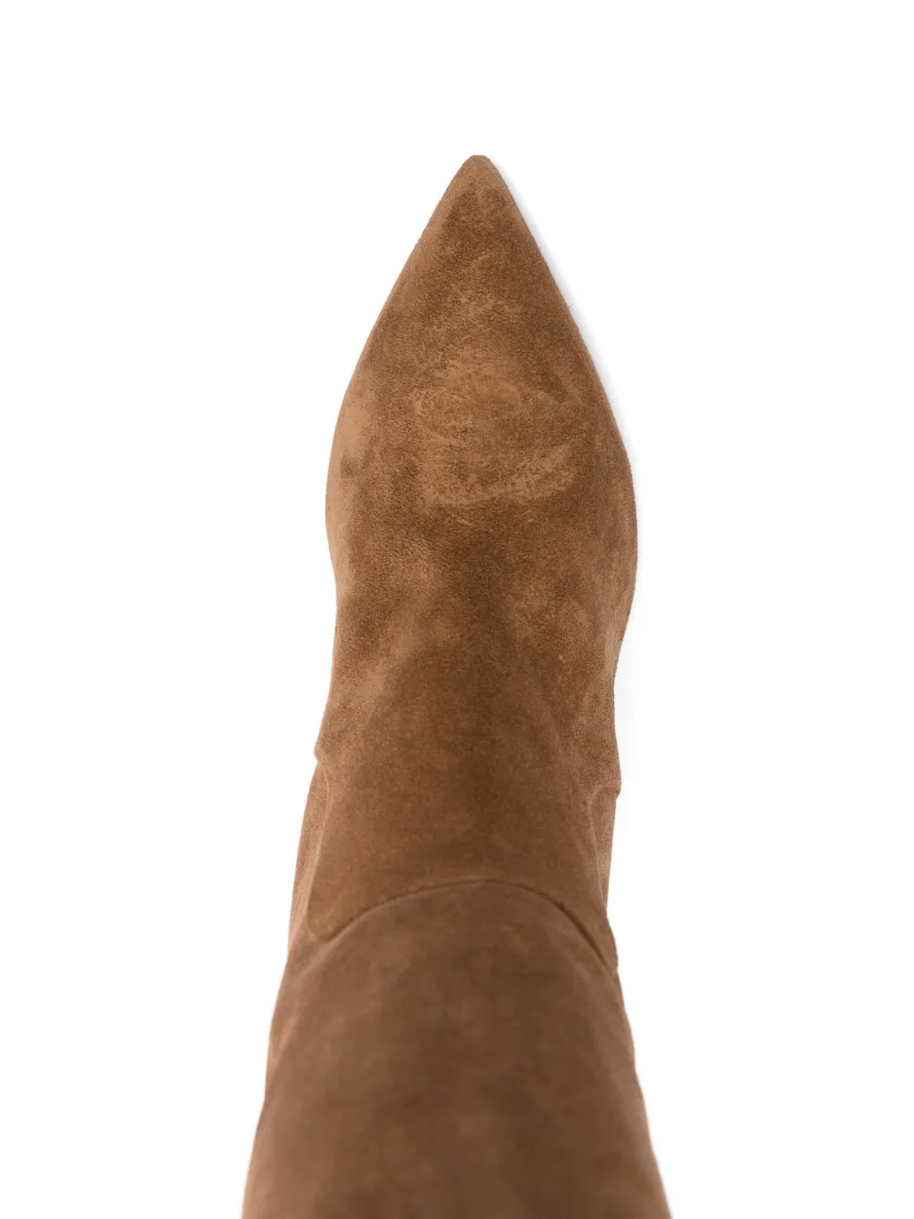 Paris Texas 70mm calf suede block-heel boots Neutrals
