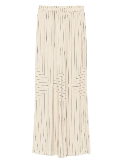 JOSEPH pinstripe geometric trousers