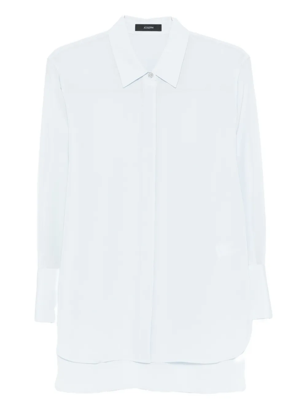 JOSEPH button-fastening silk blouse - ブルー JOSEPH button-fastening silk blouse - ブルー