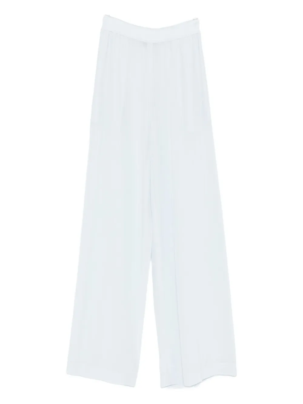 Joseph Pleated Wide-leg Trousers In Blue