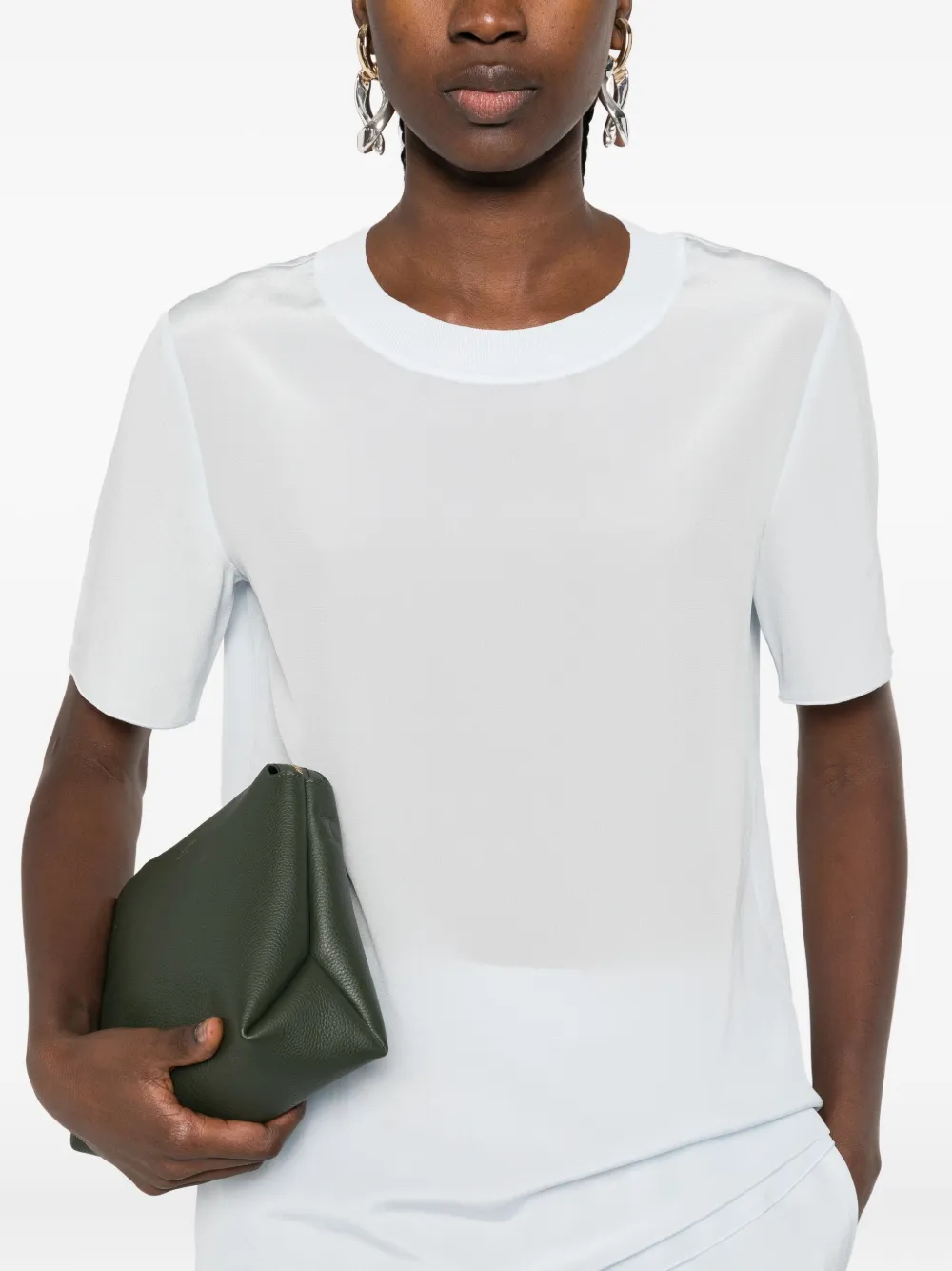 JOSEPH T-shirt met ronde hals Blauw