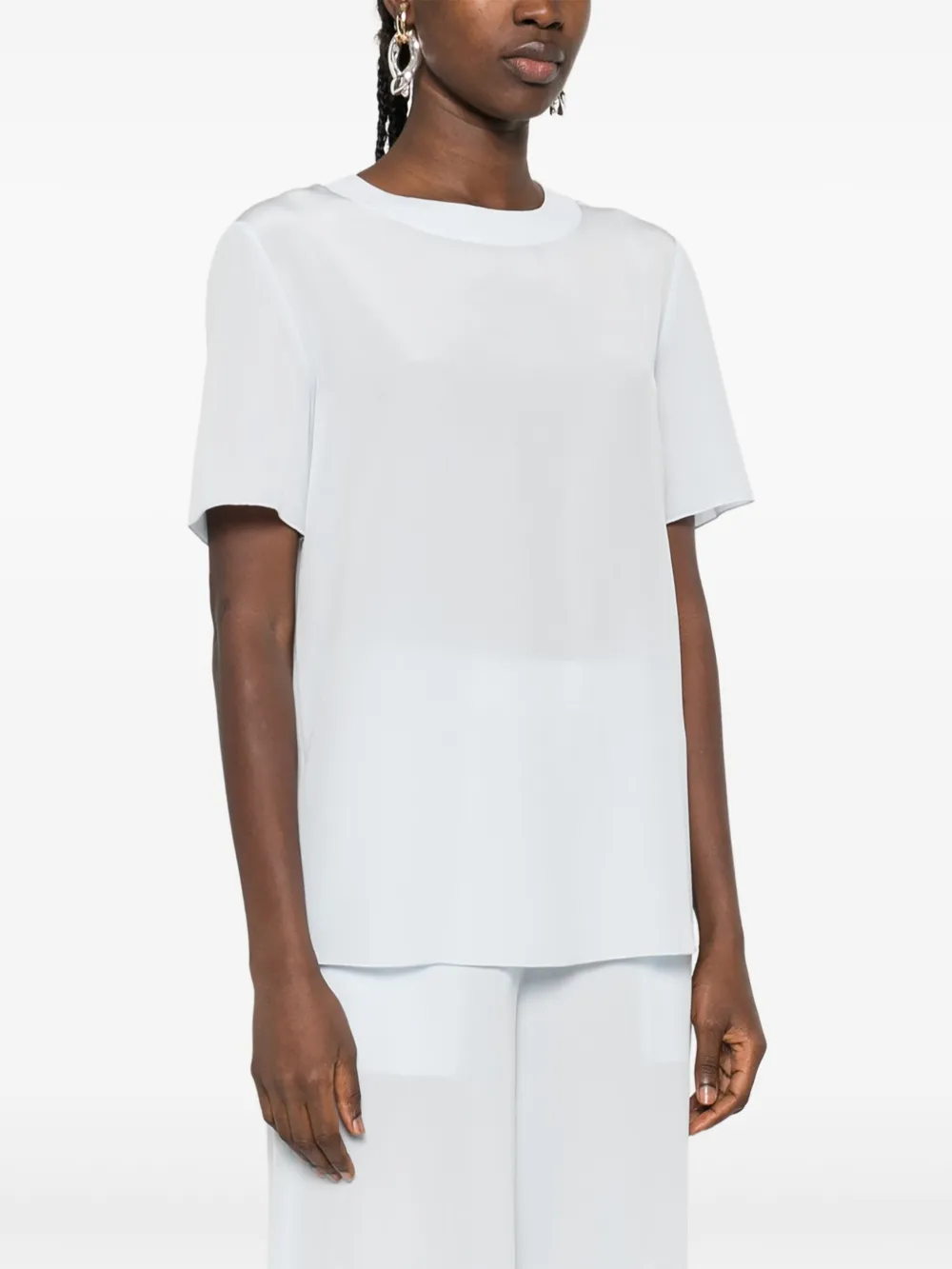 JOSEPH T-shirt met ronde hals Blauw
