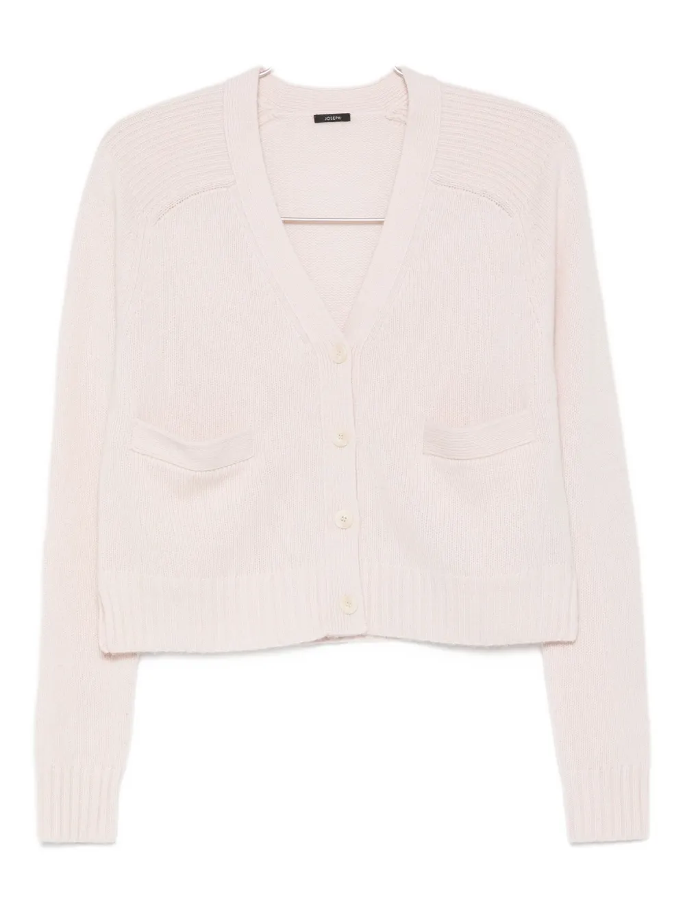 Joseph Button-front Pocket Cardigan In Pink