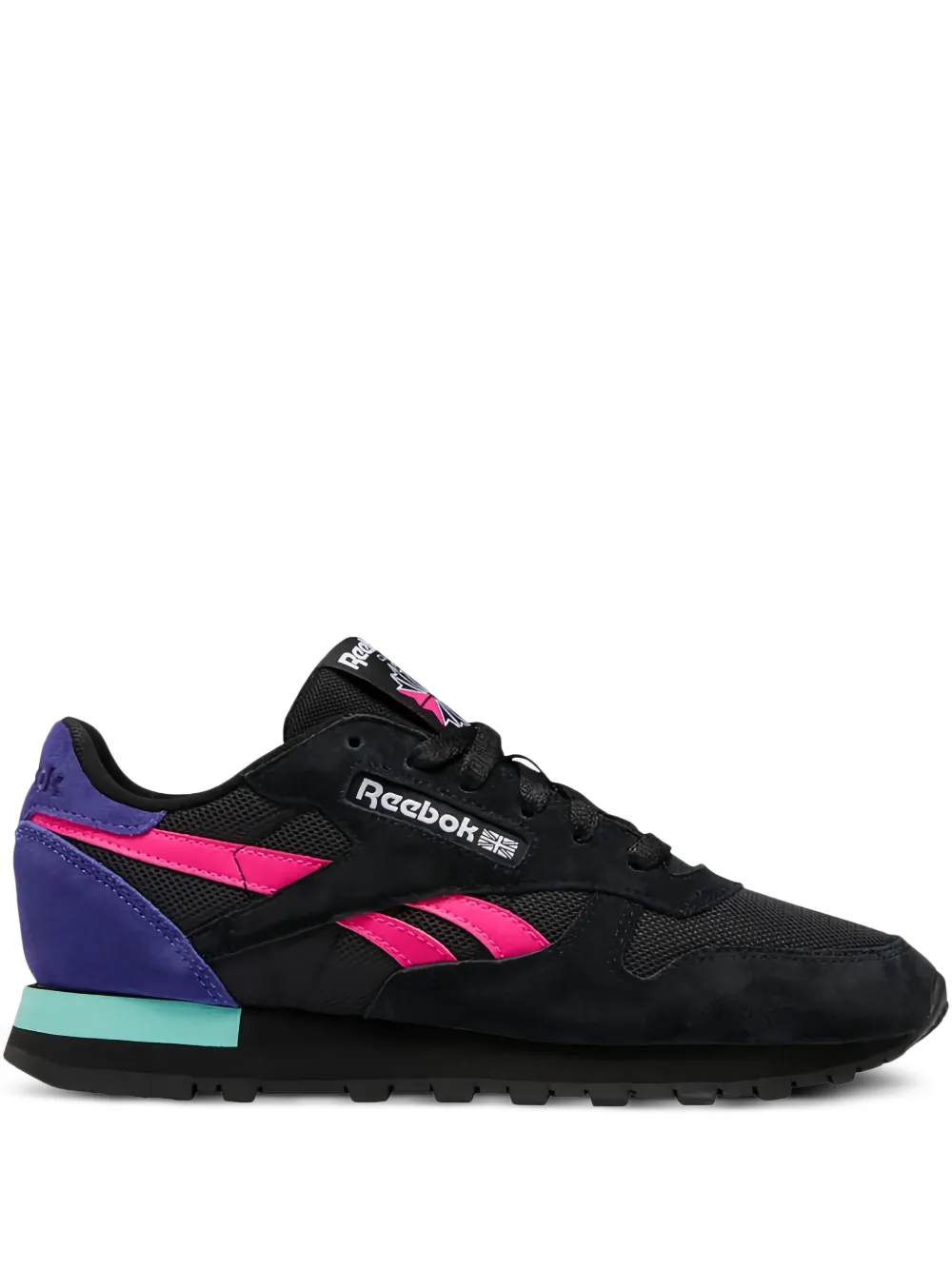Reebok Classic "Black Proud Pink Bold Purple" sneakers