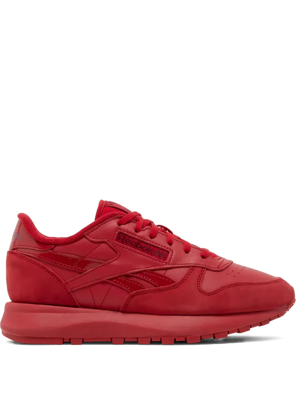 leather suede trainers