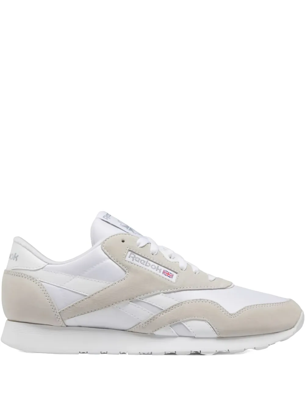 Reebok nylon classic trainers White
