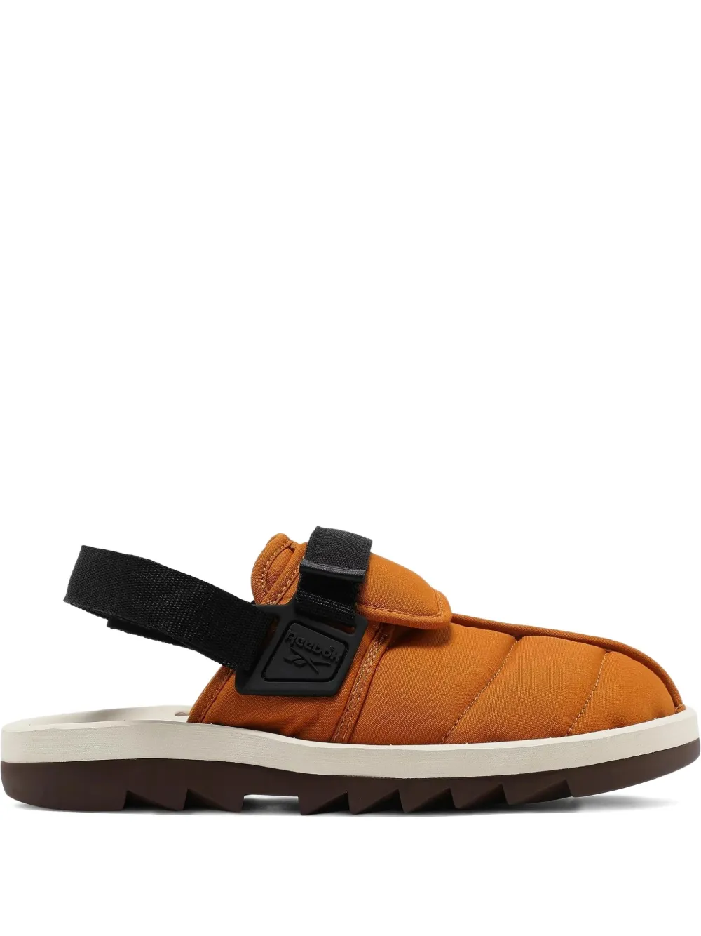 Reebok quilted-strap trainers Brown