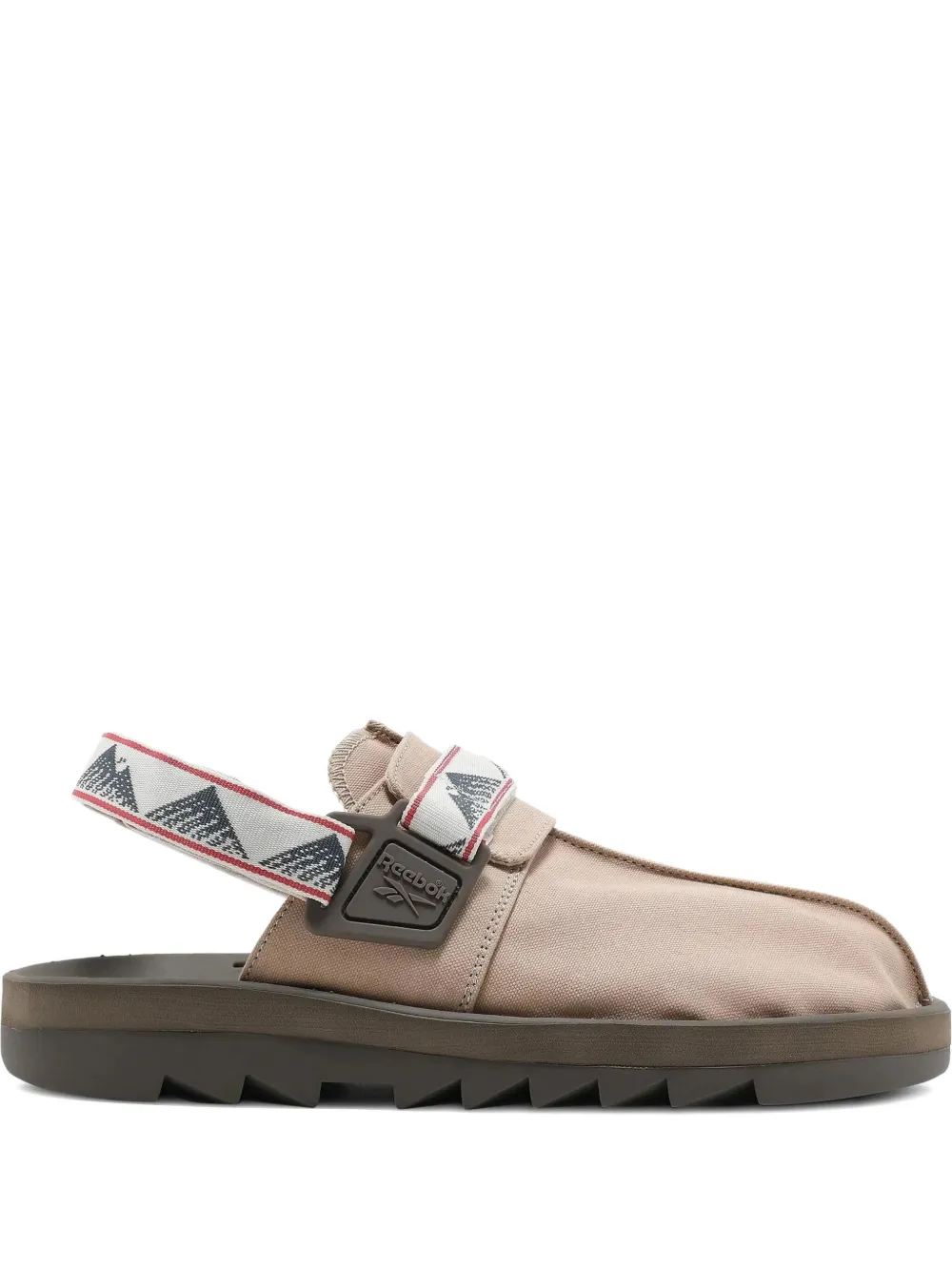 Reebok slingback geometric-pattern trainers Brown