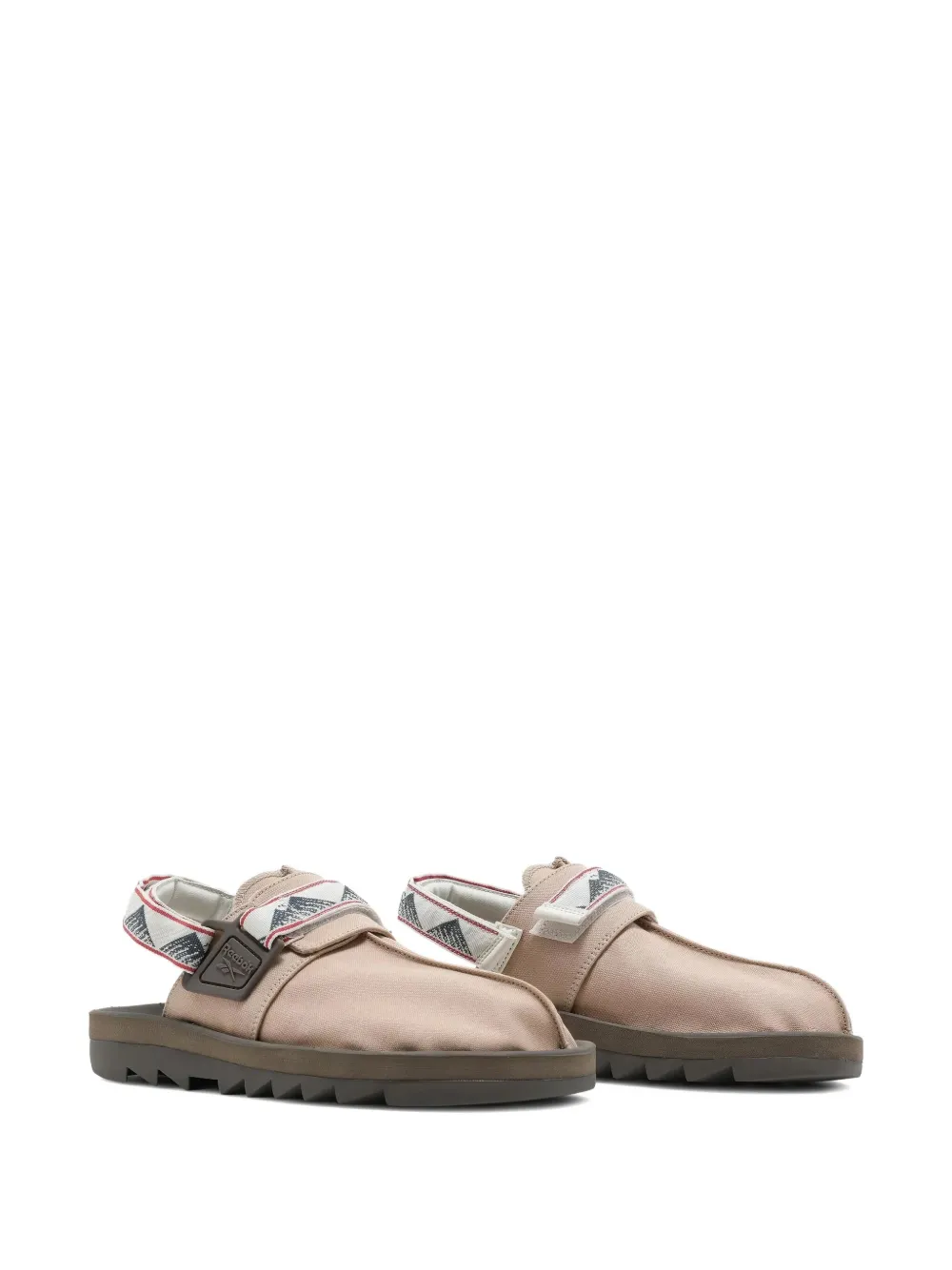 Reebok slingback geometric-pattern trainers Brown