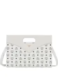 MCM Diamond Visetos leather tote bag - White