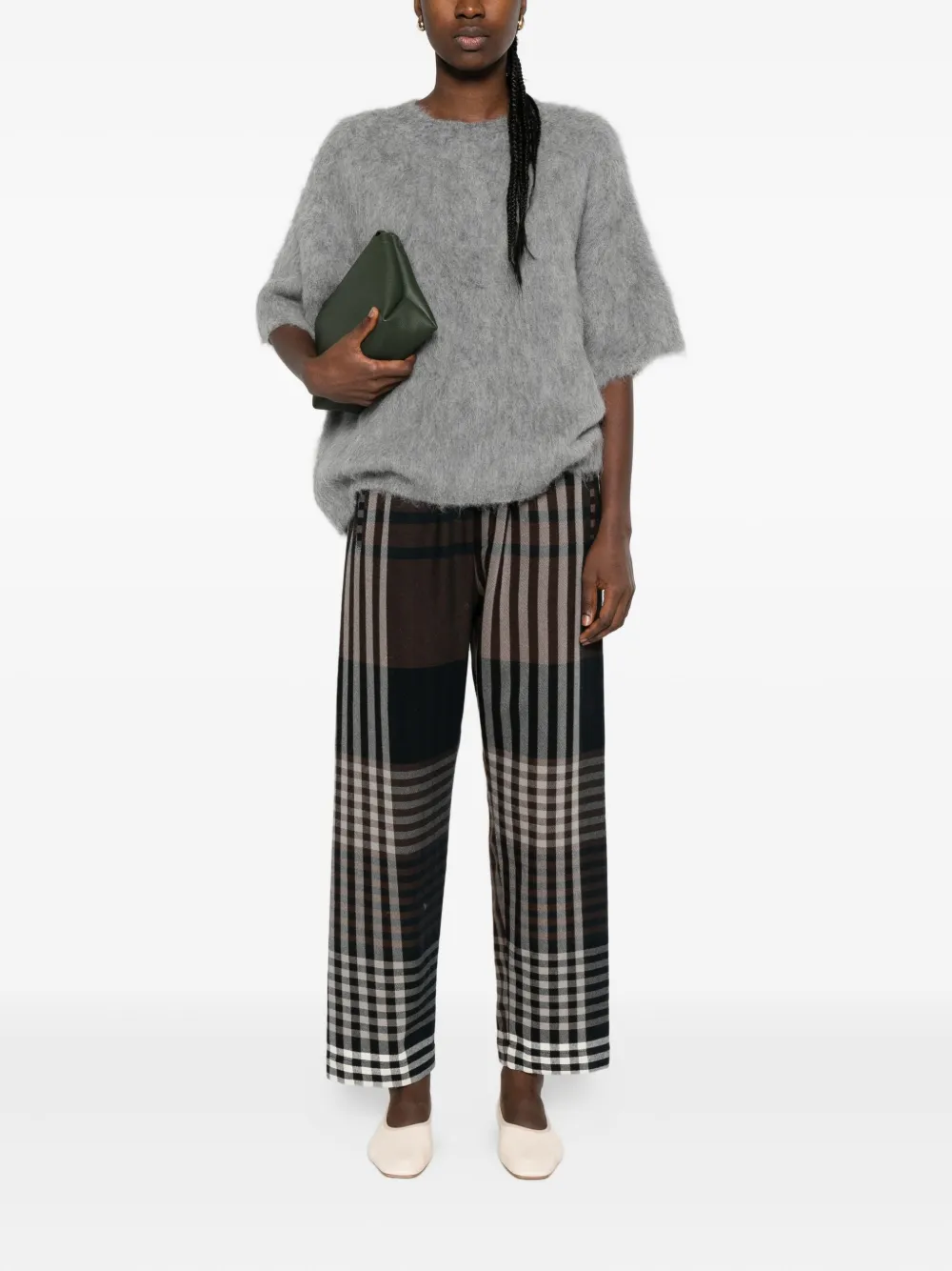 Phisique Du Role short-sleeve crew-neck sweater | Knitted Sweaters | Image 2