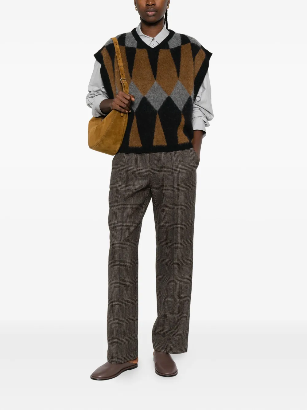 Phisique Du Role geometric jacquard vest | Waistcoats & Gilets | Image 2