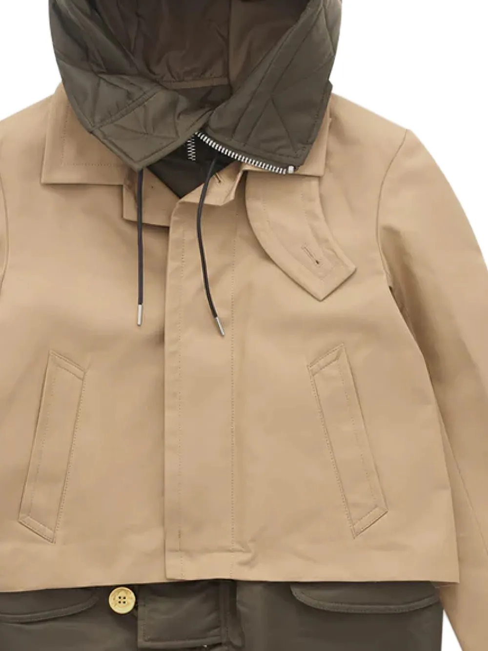 sacai quilted-collar jacket | Hooded Jackets | Image 2