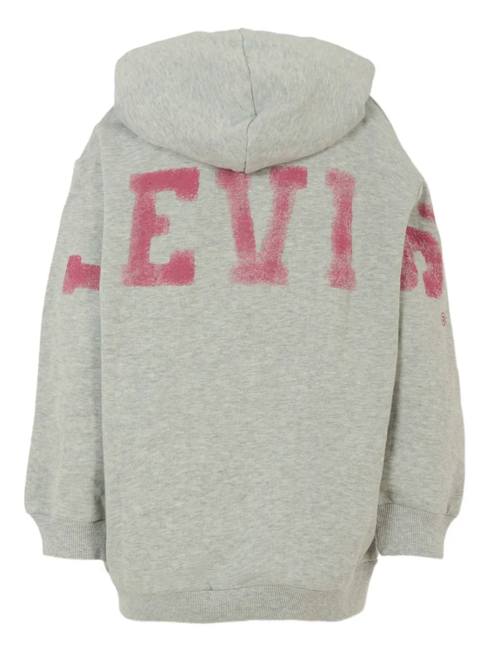 Levi's Kids Hoodie met logo-spray Grijs