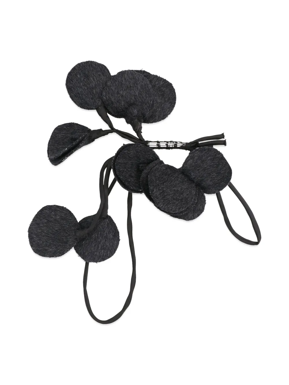 wool petal brooch