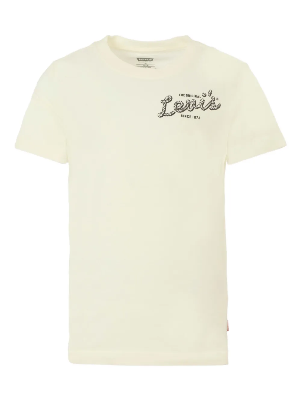 Levi's Kids' Graphic-print Cotton T-shirt In Neutral
