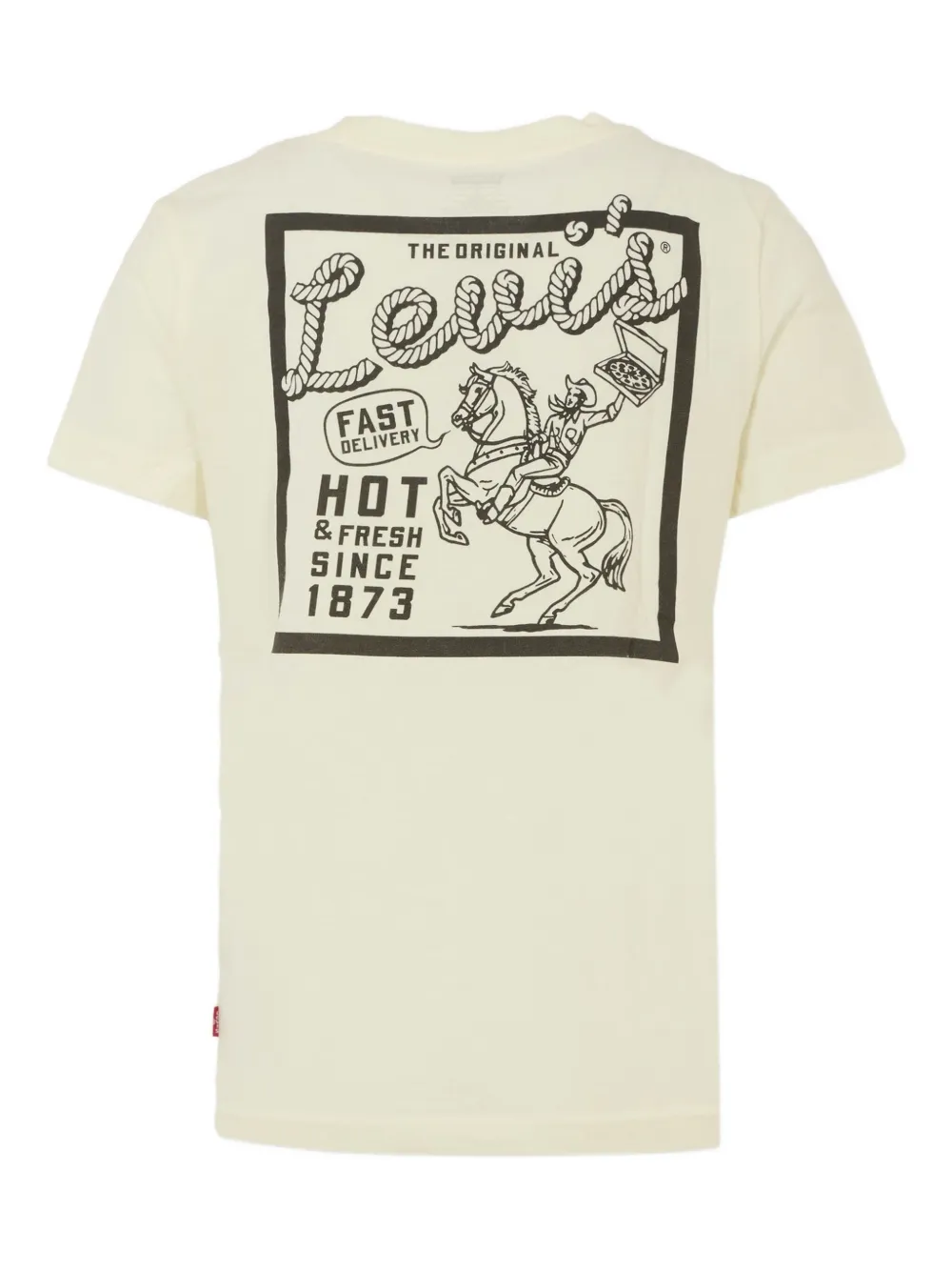 Levi's Kids T-shirt met grafische print Beige