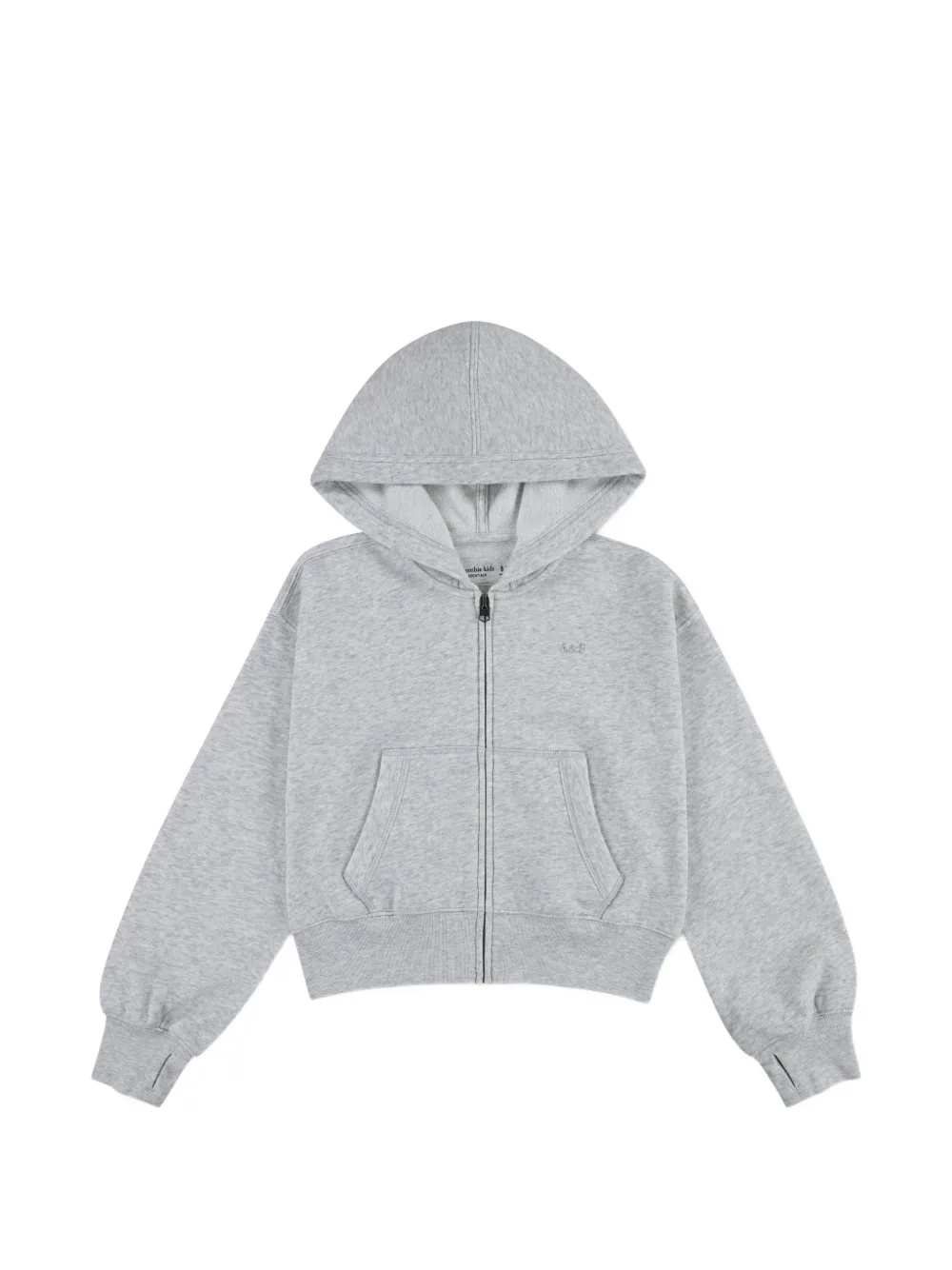 ABERCROMBIE FITCH KIDS long-sleeve zip-up hoodie - Grigio