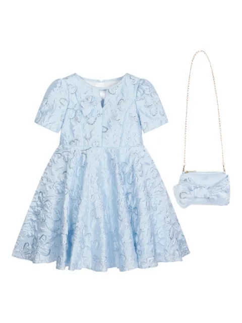 Dress & Fleur floral-embroidered dress swt