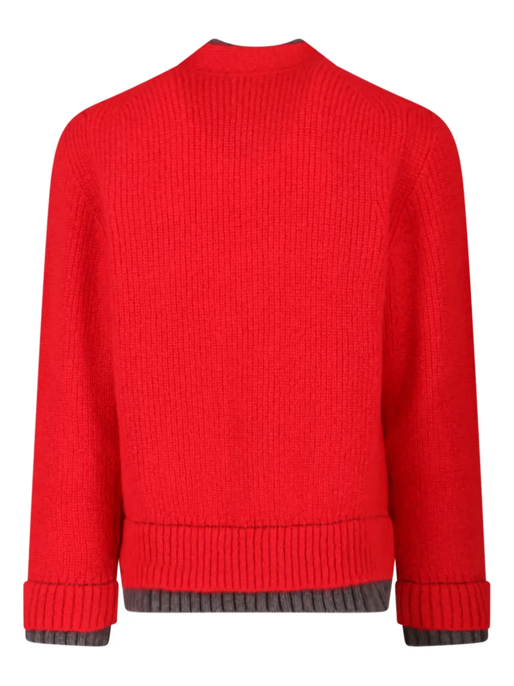 sacai Gelaagd vest Rood