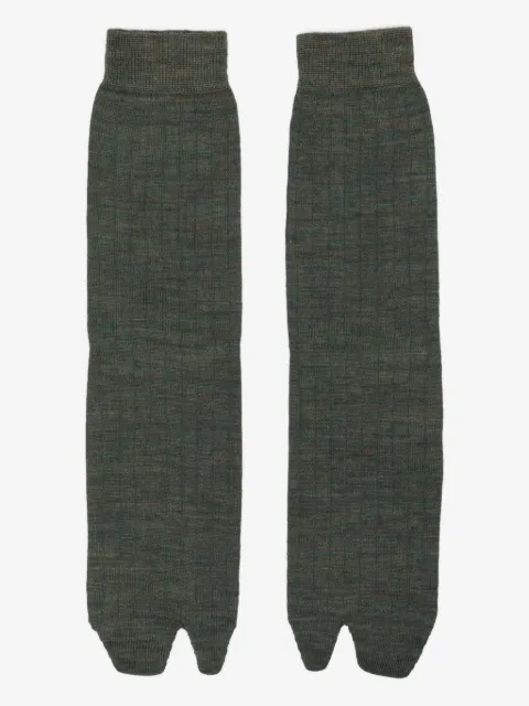 Maison Margiela носки в рубчик