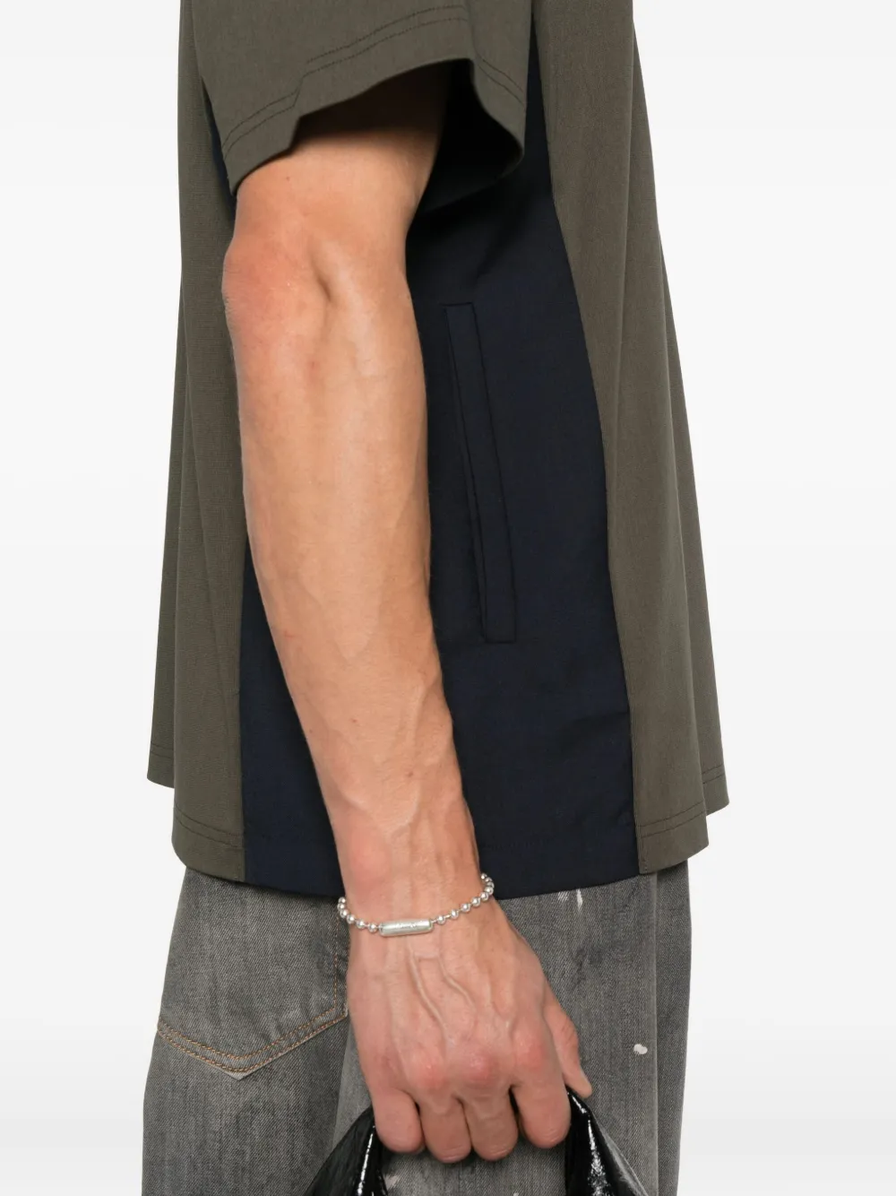 sacai T-shirt met zak Groen