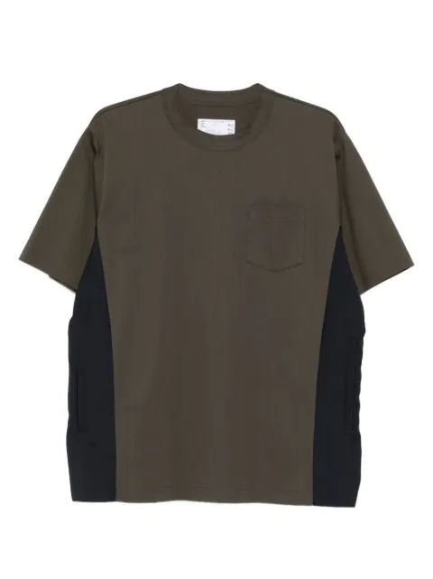 sacai panelled pocket T-shirt