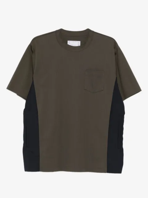 sacai panelled pocket T-shirt