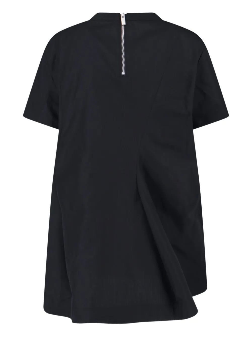 Sacai graphic-print T-shirt mini dress - Zwart