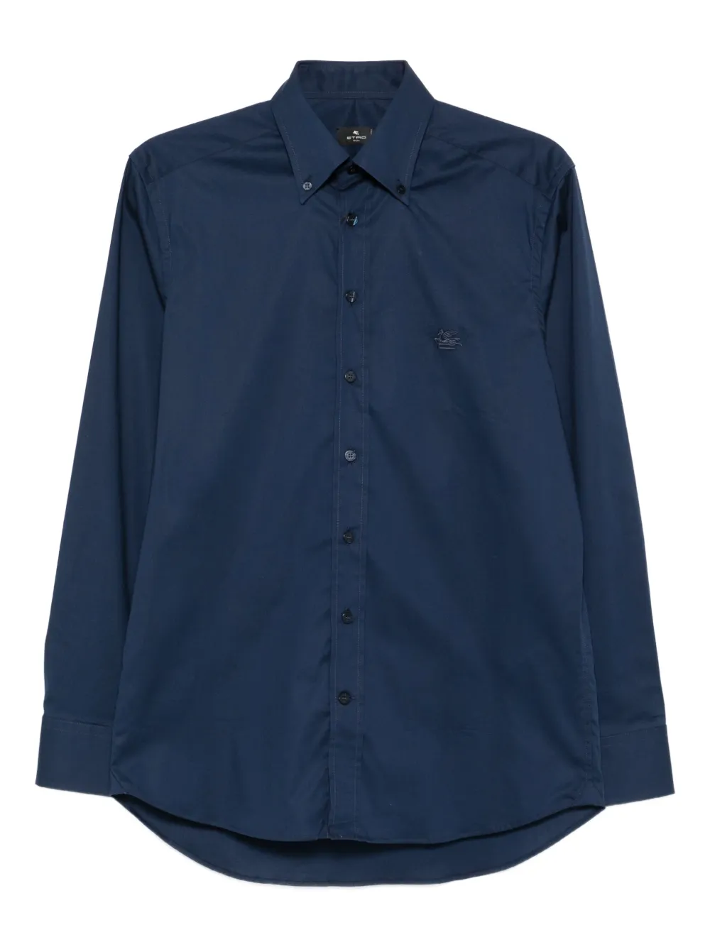 ETRO Overhemd met geborduurd logo Blauw