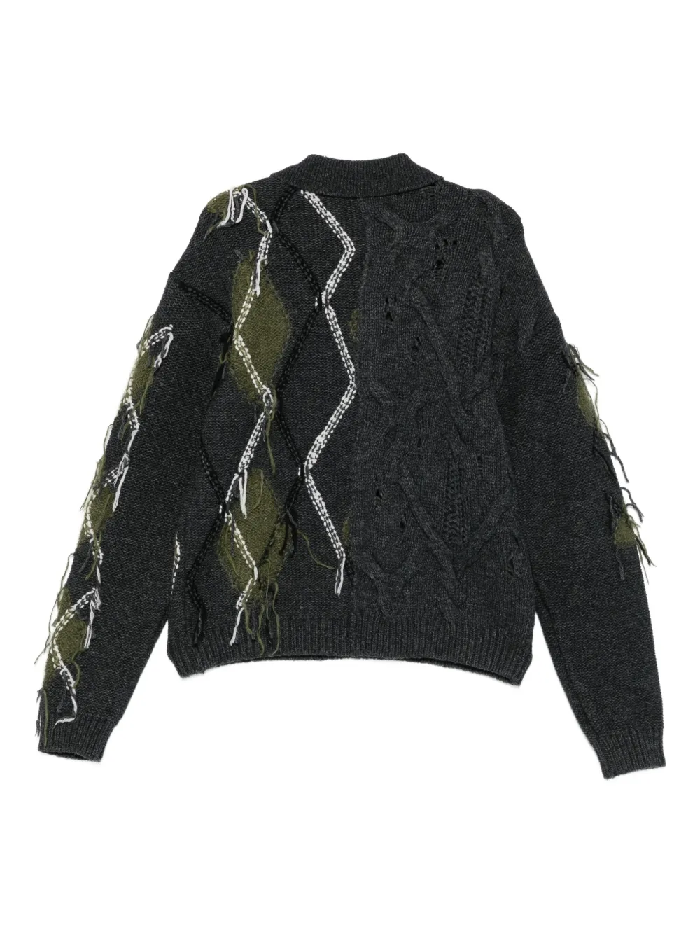 Andersson Bell cable-knit polo shirt | Image 2
