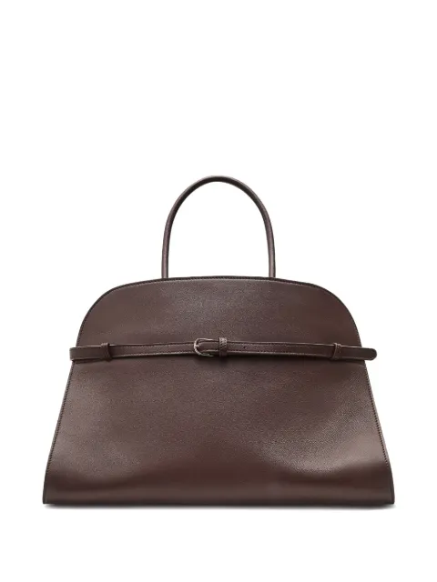 The Row Pre-Owned Margaux 15 buckle-detail leather tote bag