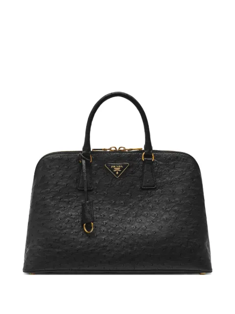 Prada Pre-Owned tote con placa del logo