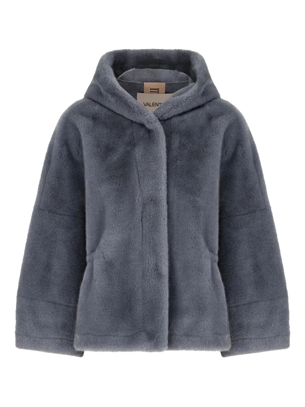 Valentini hooded drawstring jacket | Grey | Image 1