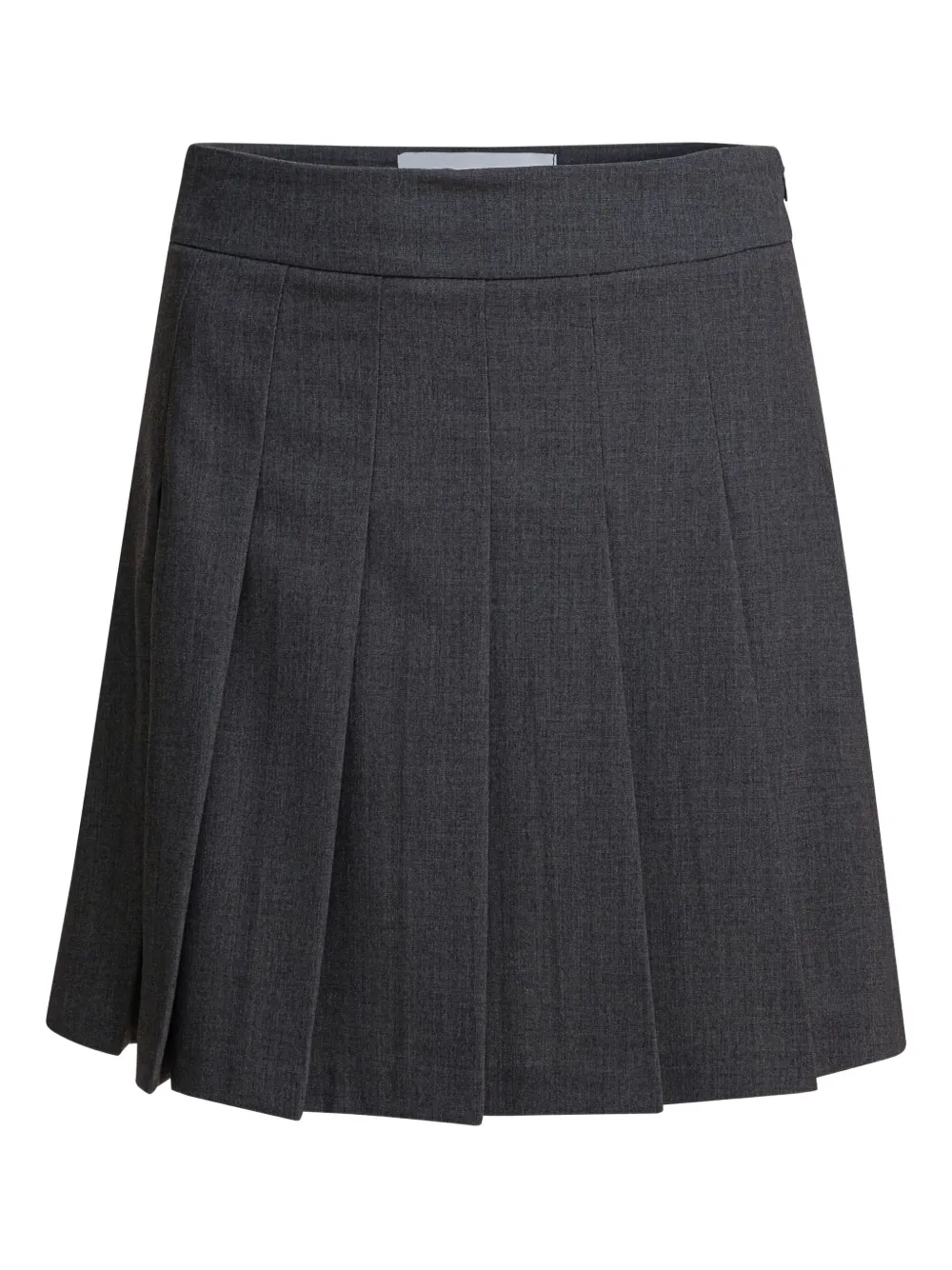 pleated mini skirt