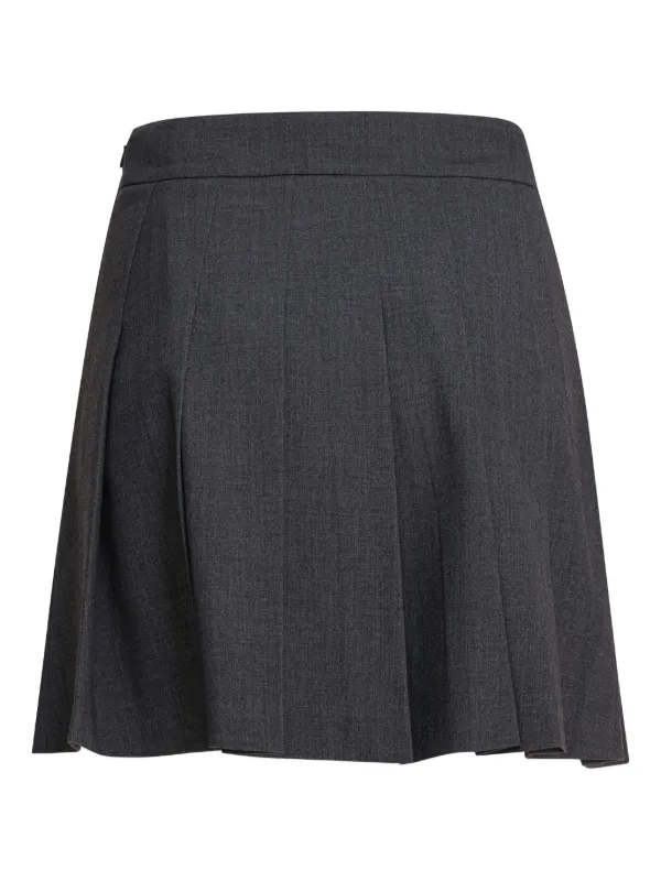 スカート andmary Chuchu flare mini skirt gray S ANDMARY】Chuchu flare mini skirt