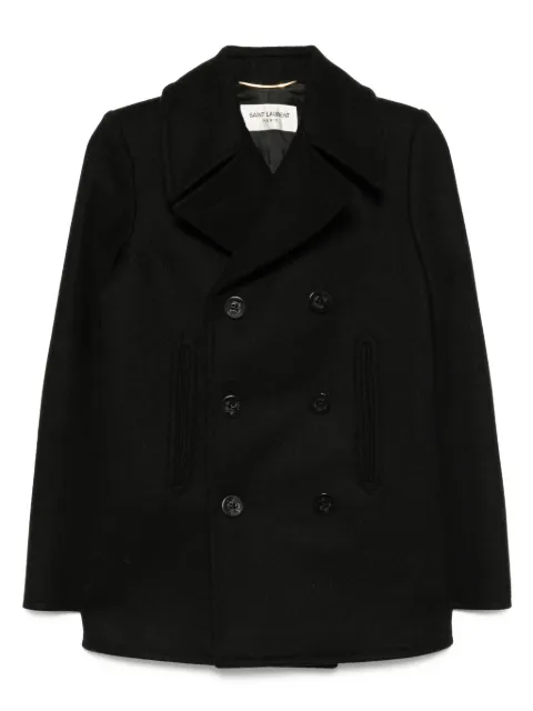 Saint Laurent Pre-Owned wool peacoat