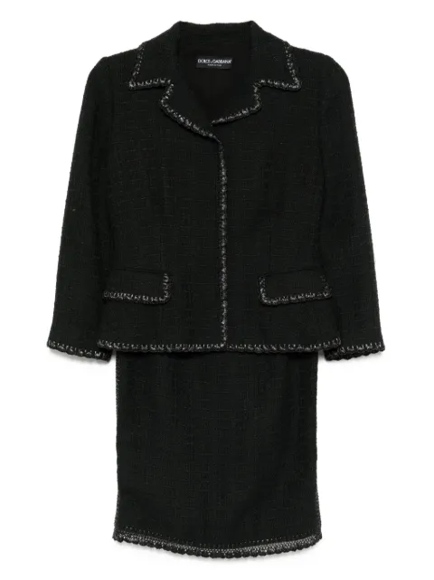 Dolce & Gabbana Pre-Owned tweed suit skirt