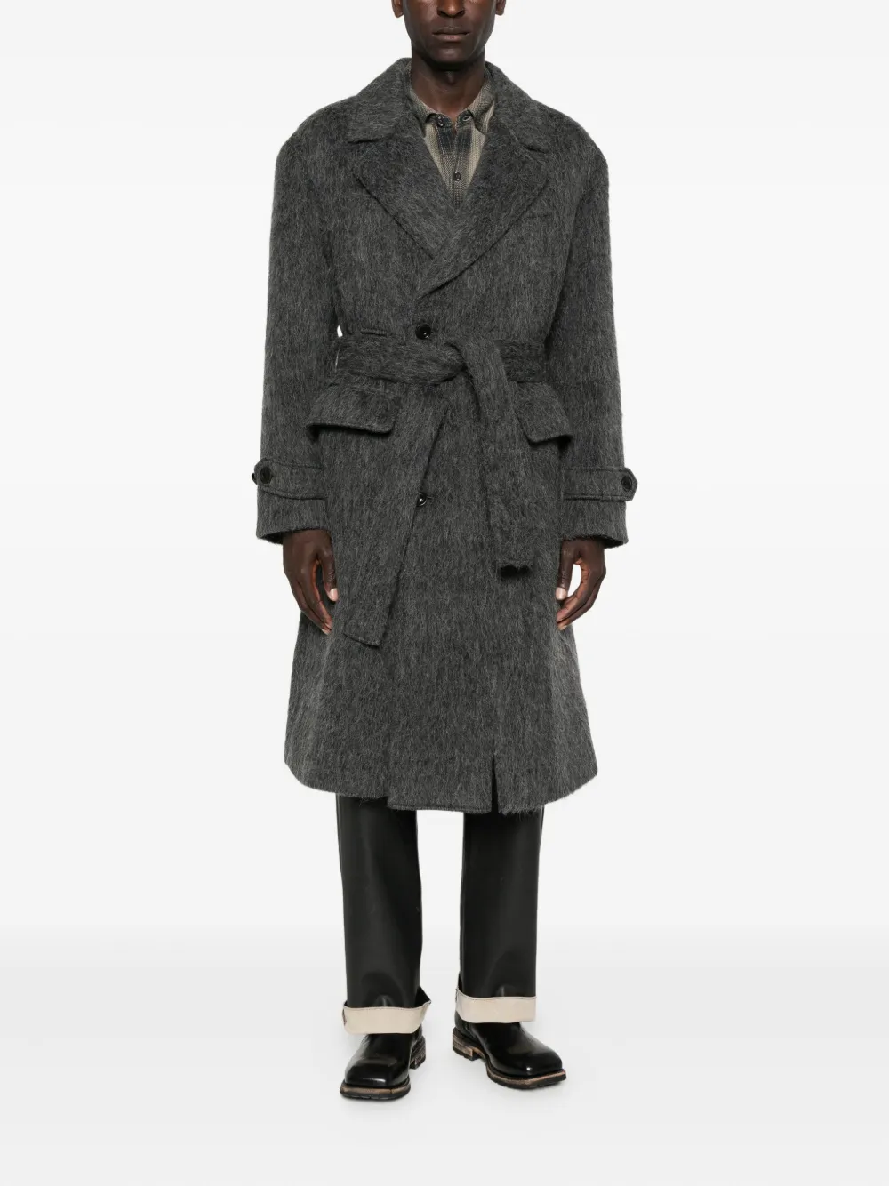 Andersson Bell belted coat | Double Breasted Coats | Image 2