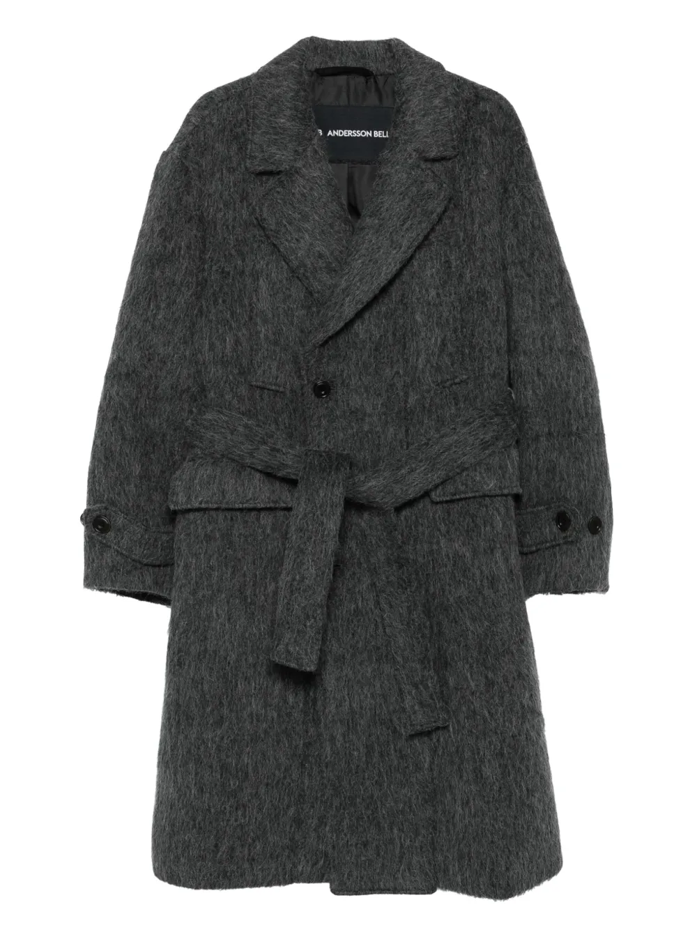 Andersson Bell belted coat | Grey | Image 1