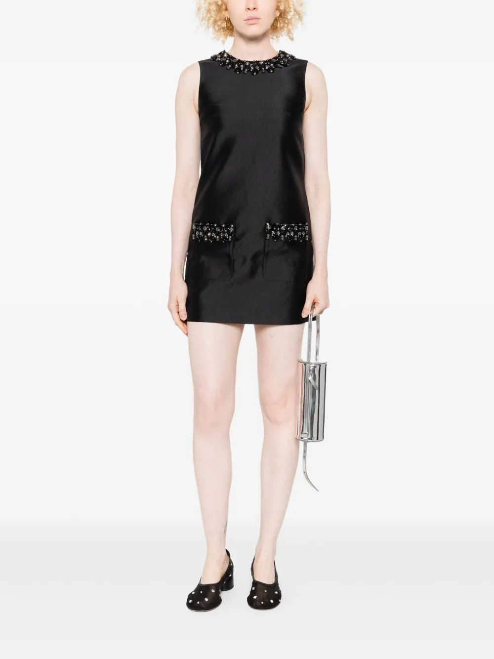 Self-Portrait embellished-pocket mini dress | Cocktail & Party Dresses | Image 2