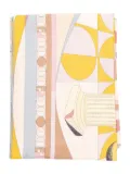 FENDI Moonlight Echoes geometric-print silk scarf - Pink