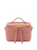 FENDI quilted top-handle make-up bag - Pink