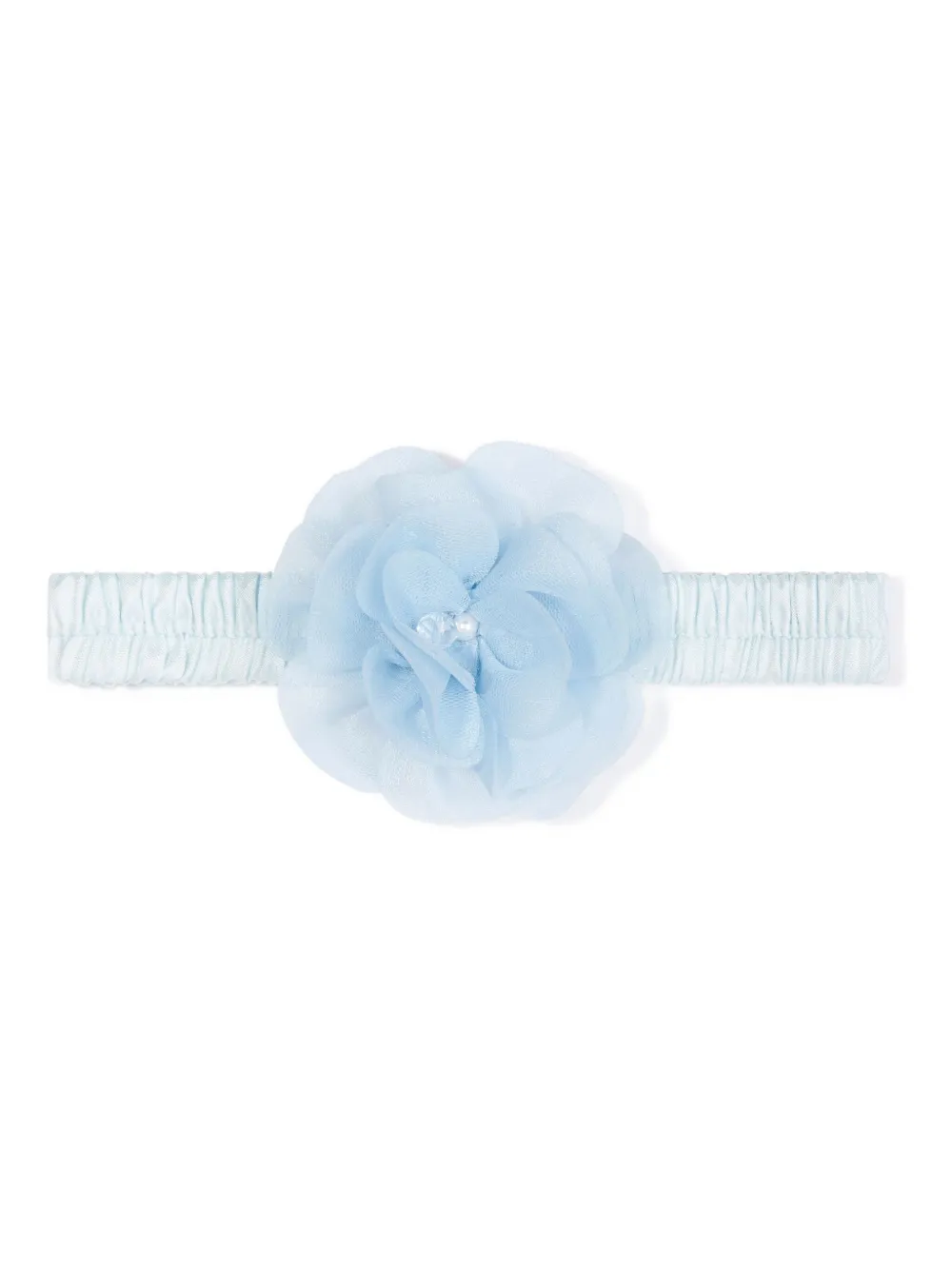 Dress & Fleur Jurk met bloemenkant - Blauw