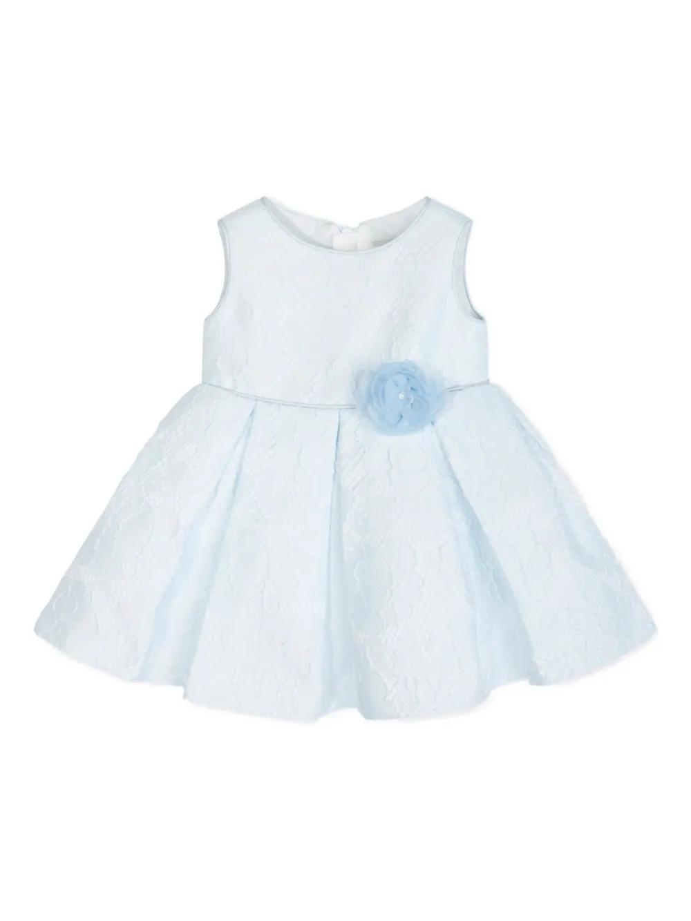 Dress & Fleur Lace-flower Dress In Blue