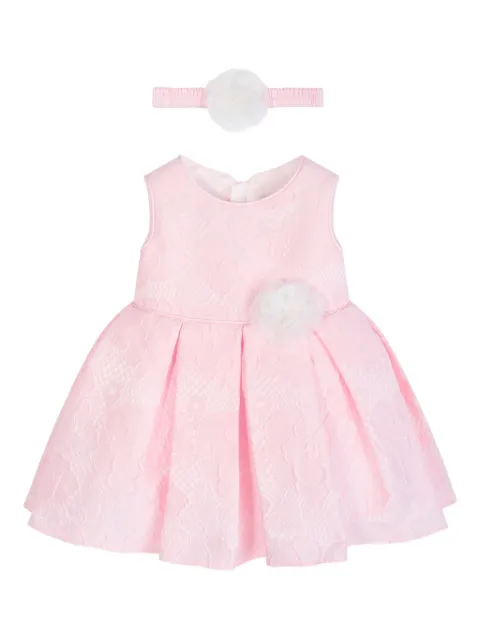 Dress & Fleur robe plissée à fleurs en dentelle